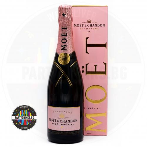 Шампанско Moet & Chandon Imperial Rose 750ml с кутия